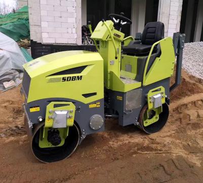 奔馬小型壓路機(jī)土方壓實(shí)、溝槽回填施工案例